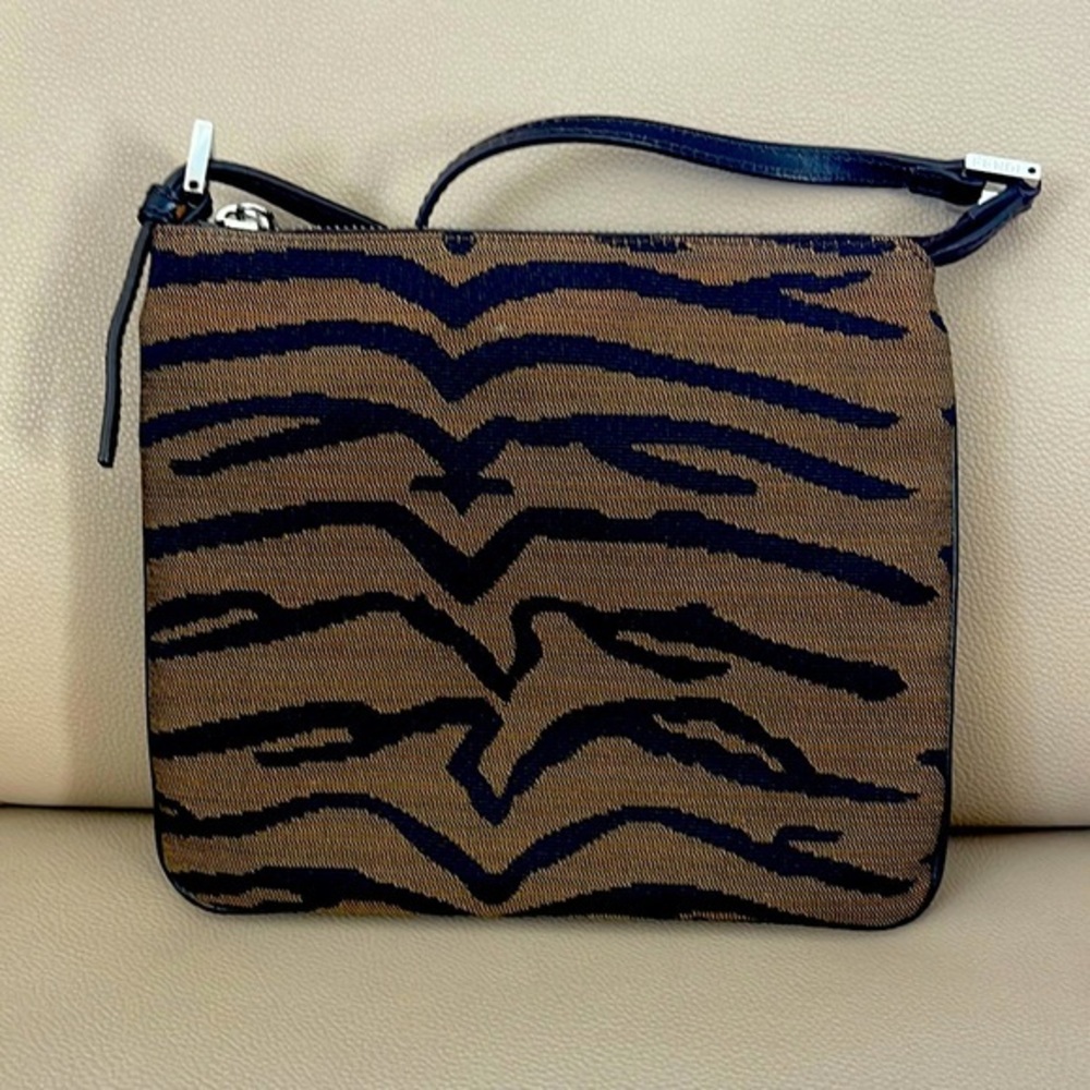 Fendi Brown and Black Crossbody Bag